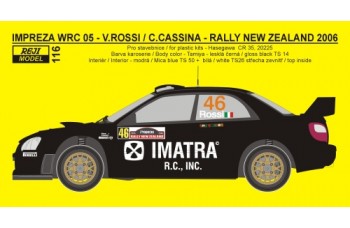 Decal - Subaru Impreza WRC 05 Rally New Zealand 2006 - V.Rossi